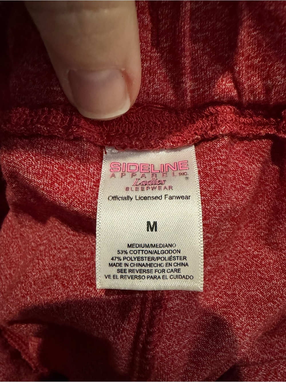 NWOT Women's Sideline Apparel Alabama Crimson Tide Sleep Tank & Shorts Size Med - Picture 7 of 8